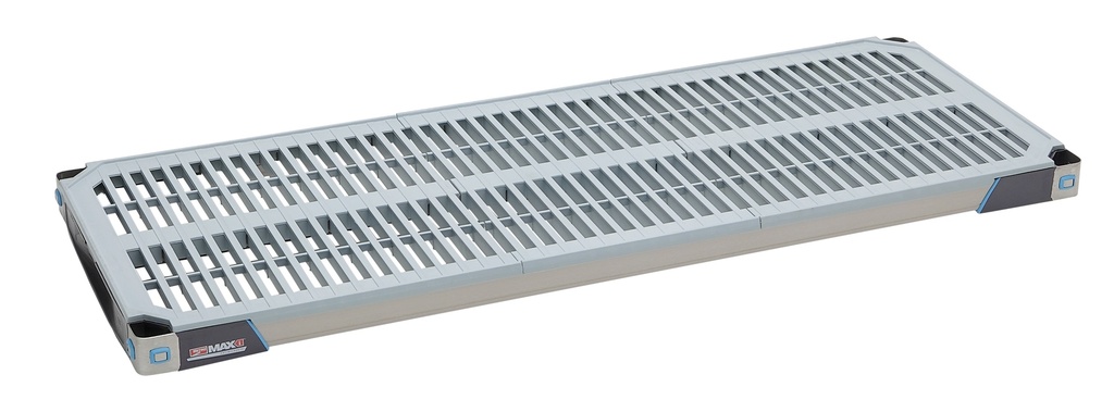 MetroMax i MX1848G Plastic Industrial Shelf with Grid Mat, 18" x 48"