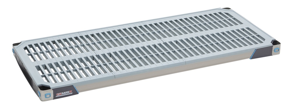 MetroMax i MX1842G Plastic Industrial Shelf with Grid Mat, 18" x 42"