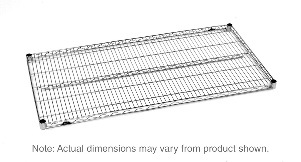 Metro Super Erecta 3060NS Industrial Wire Shelf, Polished Stainless Steel, 30" x 60"