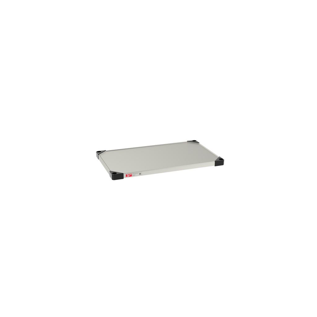 Metro 1830FS Super Erecta Solid Shelf, Standard Stainless Steel, 18" x 30"
