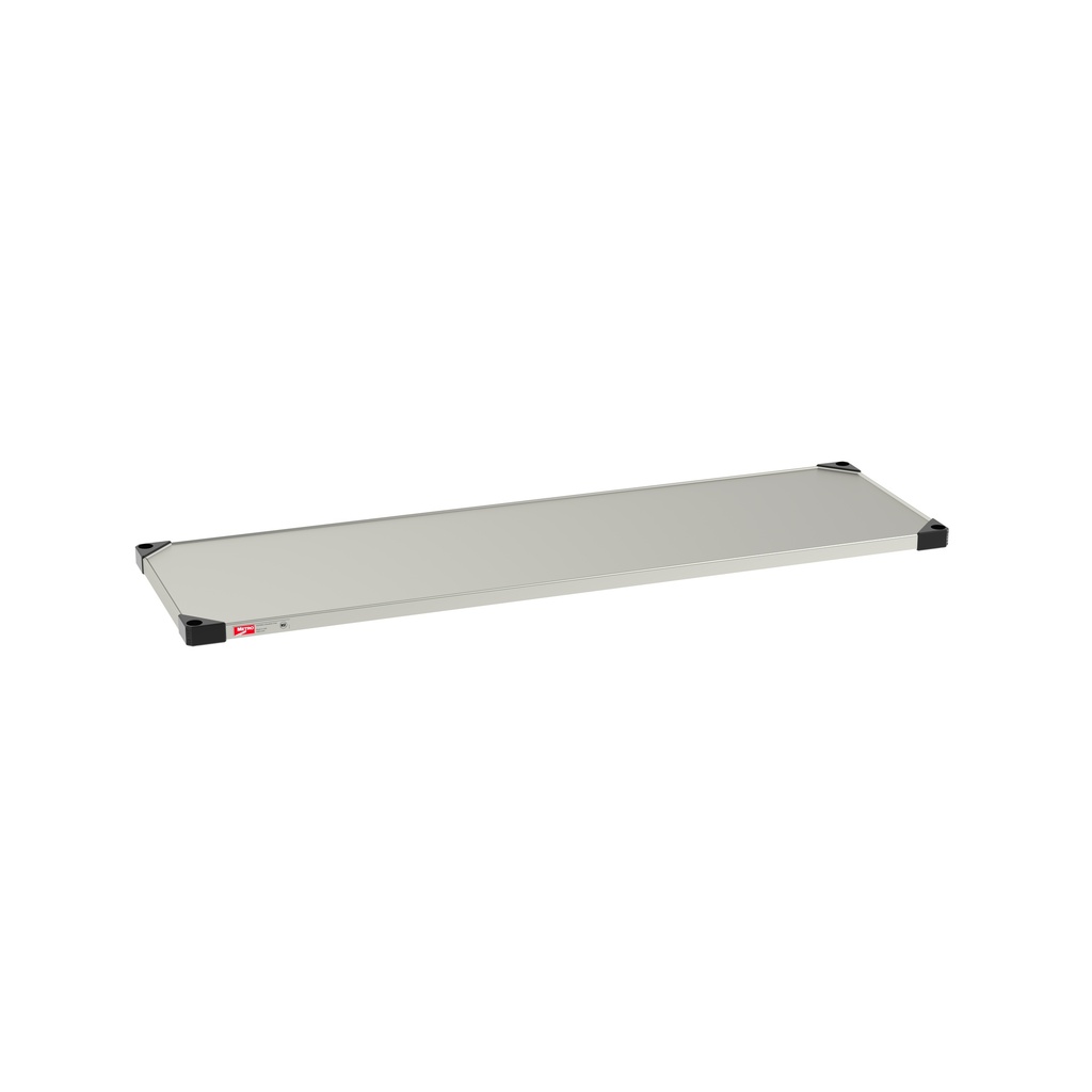 Metro 1860FS Super Erecta Solid Shelf, Standard Stainless Steel, 18" x 60"