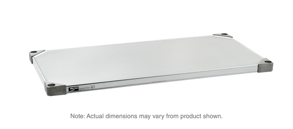 Metro 1848FG Super Erecta Solid Shelf, Galvanized Steel, 18" x 48"