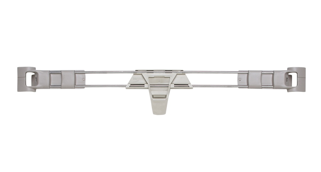 Metro MXLS24-2S Stackable Shelf Ledge (Side) for MetroMax i Industrial Plastic Shelving, 24" L x 2" H