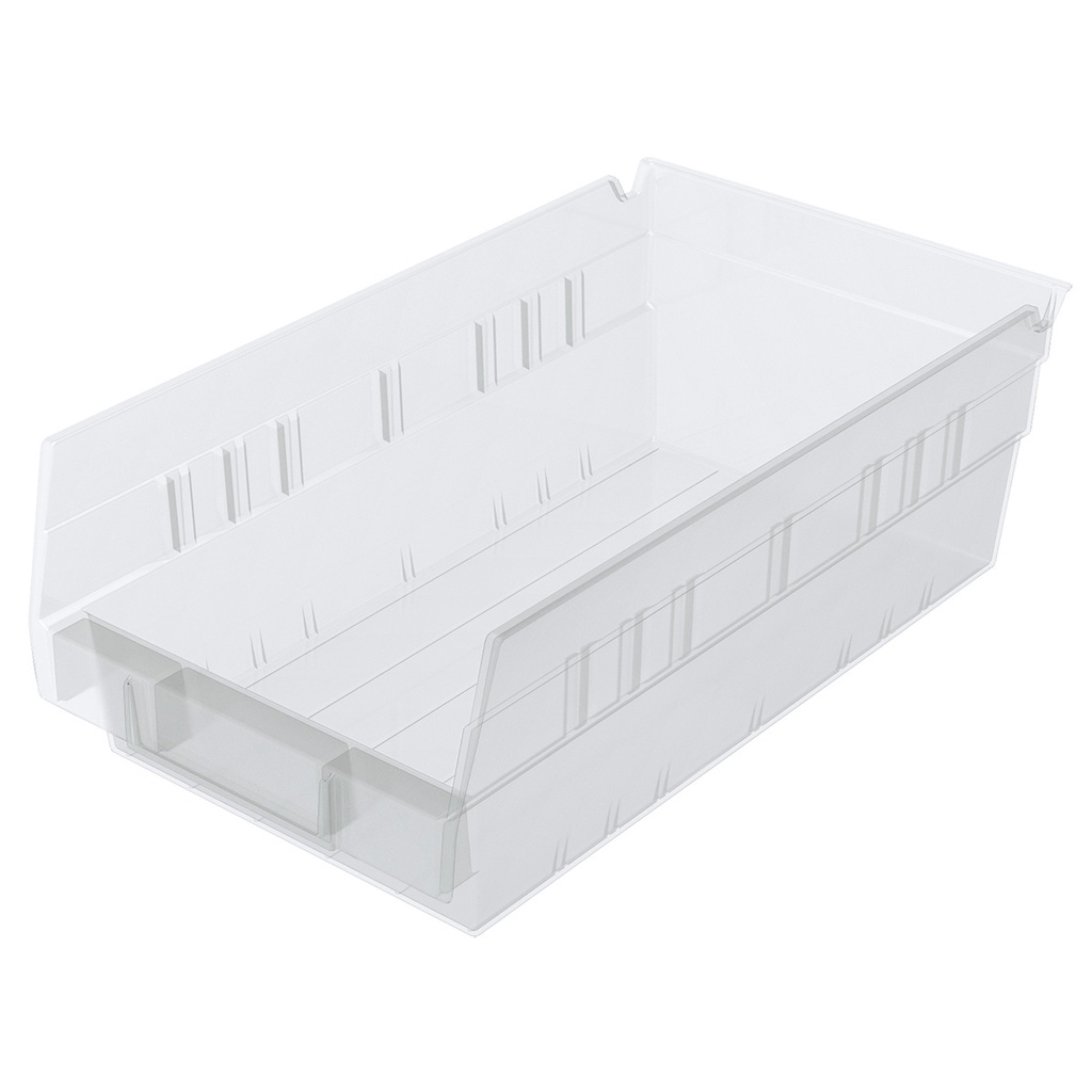 Metro MB30130CLN Nesting Shelf Bin, Clear, 11.6" x 6.6" x 4"