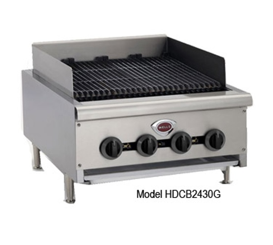 Wells HDCB-4830G-QS 48" Countertop Gas Charbroiler