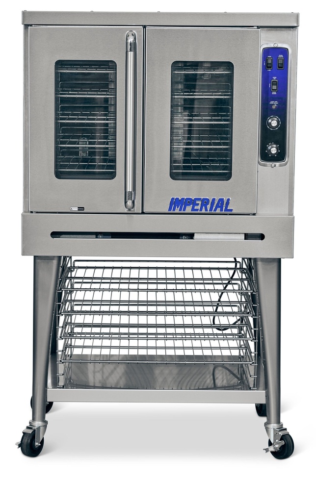 Imperial Range PCVDG-1 Convection Oven Gas 1 Deck Bakery Depth Manual Controls 2 Speed Fan Motor Dual Open Doors