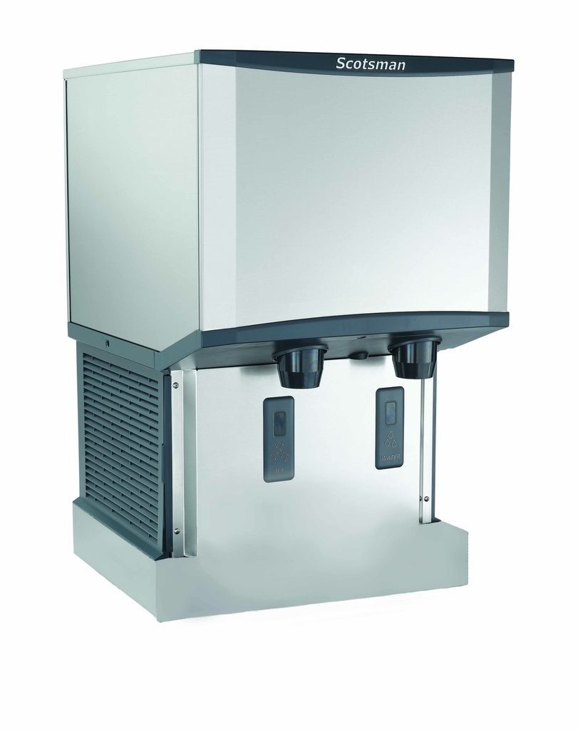 Scotsman HID525AW-1 Meridian™ Touch-Free Wall-Mounted Nugget Ice & Water Dispenser, Air Cooled - Up to 500 lb. Production, 25 lb. Storage