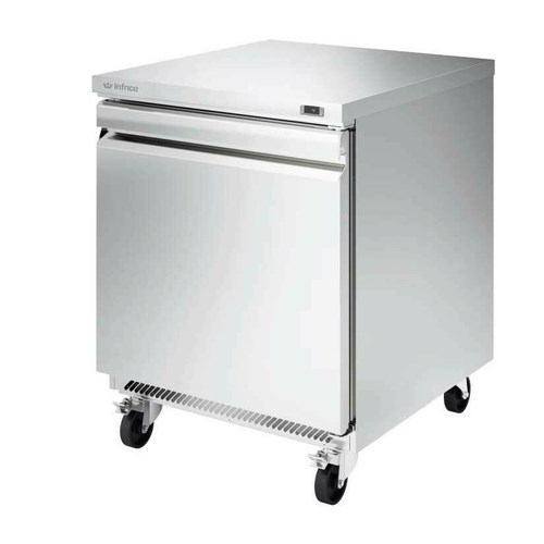 INFRICO IUC-UC27F One Section Bottom Mounted Self Contained Undercounter Freezer