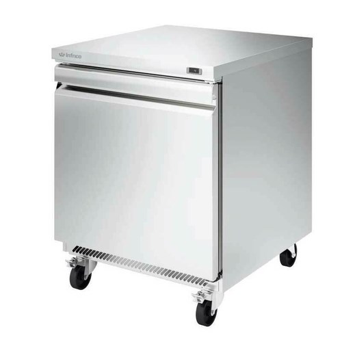 INFRICO IUC-UC27R One Section Bottom Mounted Self Contained Undercounter Refrigerator