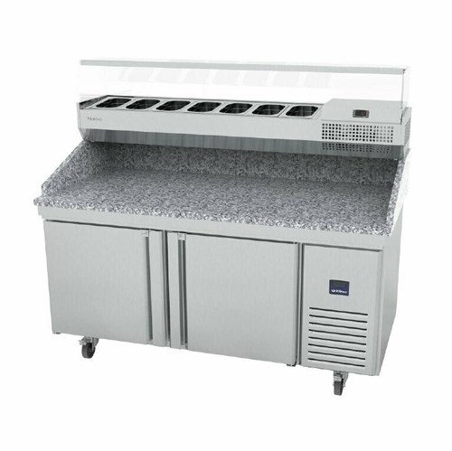 INFRICO IRT-MR67-GTCOMBO Three Section Granite Worktop Pizza Prep Table
