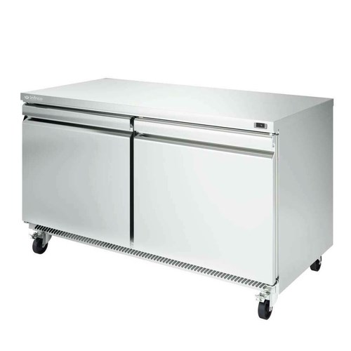 INFRICO IUC-UC60F Two Section Bottom Mounted Self Contained Undercounter Freezer
