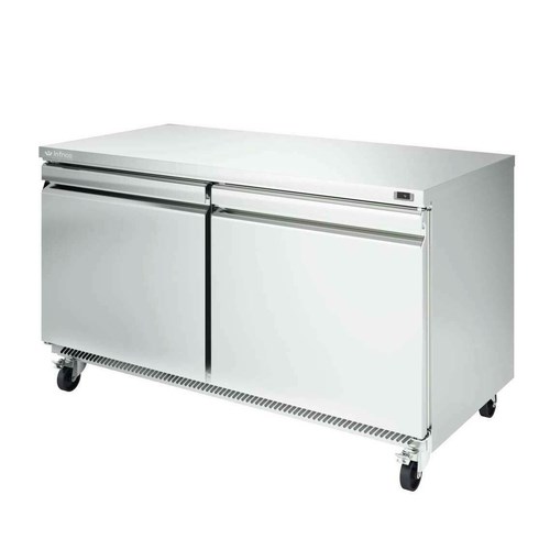 INFRICO IUC-UC60R Two Section Bottom Mounted Self Contained Undercounter Refrigerator