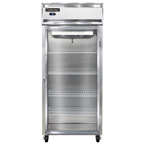 Continental Refrigerator 1FXSNSAGD Extra Extra Wide Freezer Display 36-1/4 Inch One Section Stainless Steel