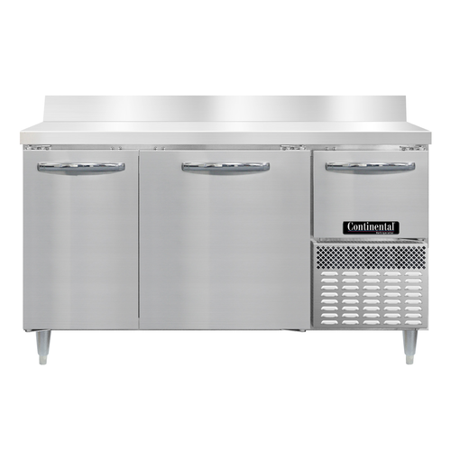 Continental Refrigerator DRA60NSSBS Designer Line Refrigerated Base Worktop Unit 60W Stainless Steel Energy Star