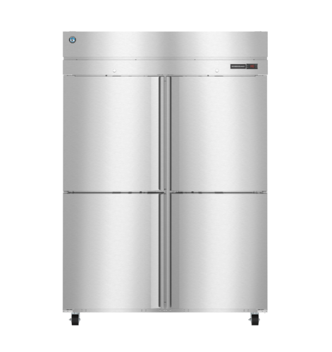 Hoshizaki HC2A-HS Heated Cabinet Upright Two Section Reach In Half Stainless Steel Doors 6 Shelf Capacity