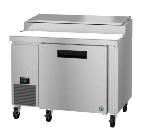 Hoshizaki PR46B Steelheart Series Pizza Prep Table 11.23 cu ft 1 section 6 1/3 pan capacity solid door stainless steel