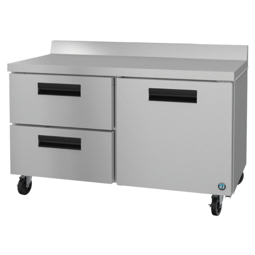 Hoshizaki WR60B-D2 Steelheart Series Worktop Refrigerator 60 inch 17.55 cu ft self-contained rear mounted refrigeration