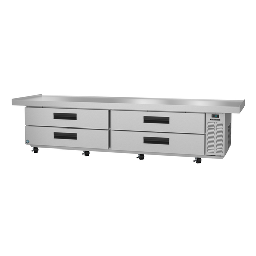 Hoshizaki CR110A Steelheart Series Equipment Stand Refrigerated 110-1/2W x 33-1/4D x 27H with 4 Drawers