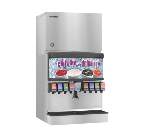 Hoshizaki KMD-705MRJZ Ice Maker Cube-Style 30W Air-Cooled Remote Condenser 727 lb Production Capacity Stainless Steel