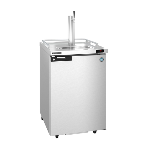 Hoshizaki DD24-S Draft Beer Cooler Side Mount Refrigeration 24-7/8 inch 7.46 cu ft Capacity Stainless Steel