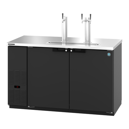 Hoshizaki DD59-S Draft Beer Cooler Two Section Side Mount Refrigeration 59-1/2 inch 18.45 cu ft Capacity