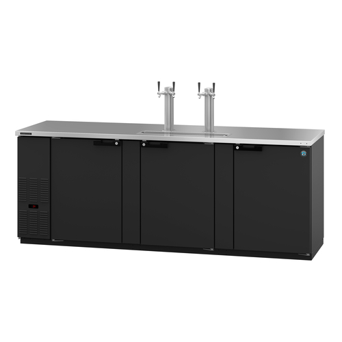 Hoshizaki DD95 Draft Beer Cooler Three Section Side Mount Refrigeration 95-1/2 inch 32.53 cu ft Capacity