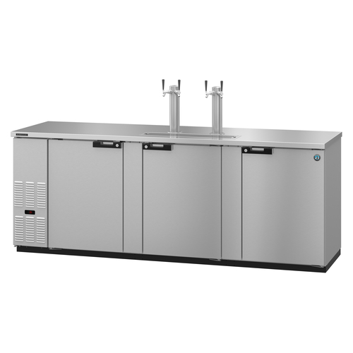 Hoshizaki DD95-S Draft Beer Cooler Three Section Side Mount Refrigeration 95-1/2 inch 32.53 cu ft Capacity