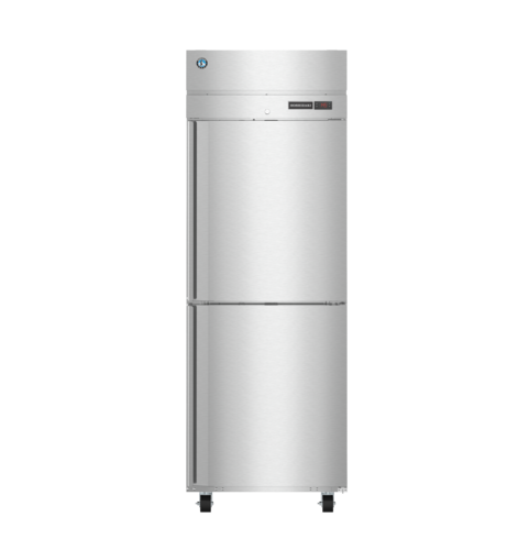 Hoshizaki HC1A-HS-HS Heated Cabinet Upright One Section Pass-Thru Half Stainless Steel Doors Energy Star Certified