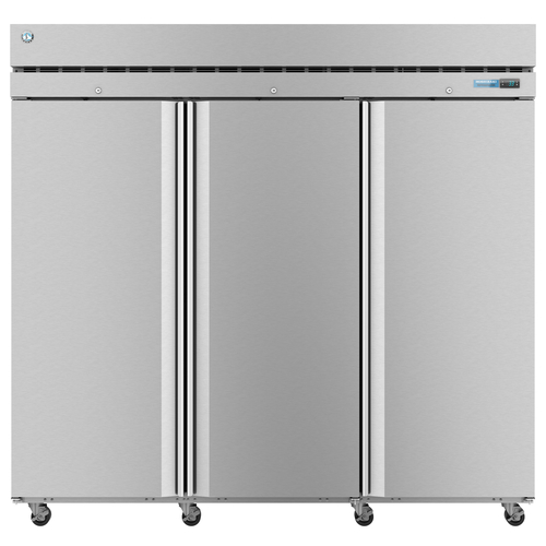 Hoshizaki F3A-FS Steelheart Series Freezer Reach In Three Section 79 cu ft Self Contained Refrigeration