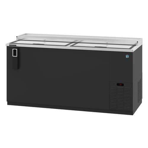 Hoshizaki CC65 Refrigerated Bottle Cooler Two Section 65 Inch 19.6 Cu Ft Capacity 890 Can Storage