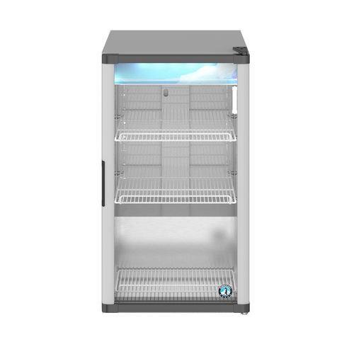 Hoshizaki RM-7-HC Refrigerated Merchandiser Countertop One Section 5.97 cu ft Rear Mount Self Contained System