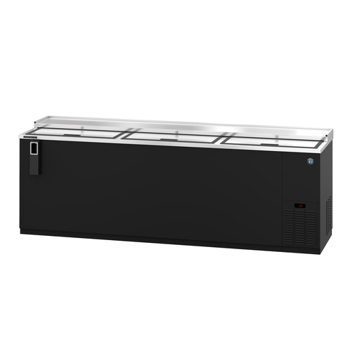 Hoshizaki CC95 Refrigerated Bottle Cooler Three Section Side Mount 95 Inch 27.98 Cu Ft Capacity