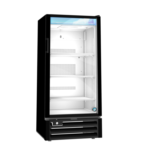 Hoshizaki RM-10-HC-BLK Refrigerated Merchandiser Reach-In One Section 875 Cu Ft Bottom Mount Self Contained
