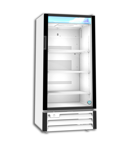 Hoshizaki RM-10-HC-WHT Refrigerated Merchandiser Reach-In One Section 875 Cu Ft Bottom Mount Self Contained System
