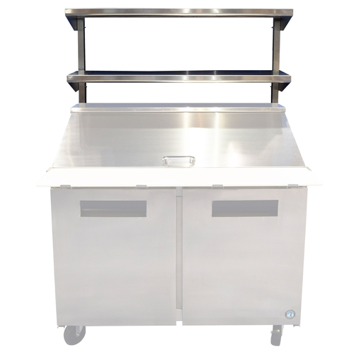 Hoshizaki HS-5166 Double Overshelf for 72 W cabinet adjustable 16 gauge stainless steel compatible with models after March 2016