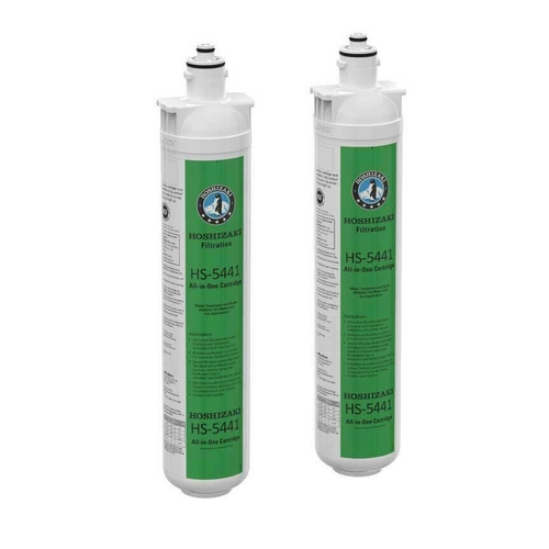 Hoshizaki HS-5441 Replacement All-in-One Filter Cartridge 0.1 Micron Ultra-Filtration Membrane Pack of 2