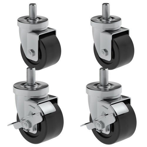 Hoshizaki HS-5288 Casters 4 inch set of 4 with brakes for RM Merchandisers