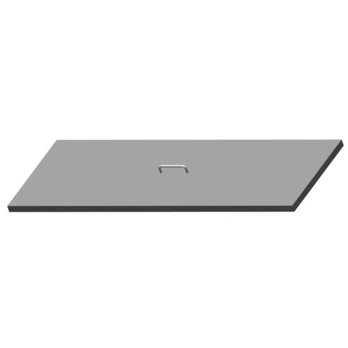 Hoshizaki HS-5074 Stainless Steel Lift-Off Cover Flat for 12 Pan Sandwich Top Opening