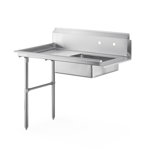 Steel Works SWUDT-48L Dishtable, Soiled, Undercounter