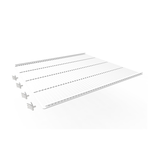 Hoshizaki HS-5317 Additional Epoxy Coated Shelf with 4 Stainless Steel Pilaster Clips for RM-26