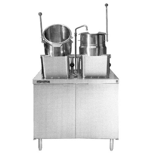 Crown Steam EMT-6-6 Kettle Cabinet Assembly Electric 2 6 Gallon Tilting Kettles 2 3 Jacket Safety Relief Valve