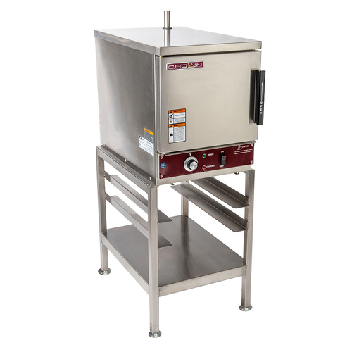 Crown Steam SXN-4 Convection Steamer Electric Countertop 1 Compartment 4 Pan Capacity Electromechanical Controls