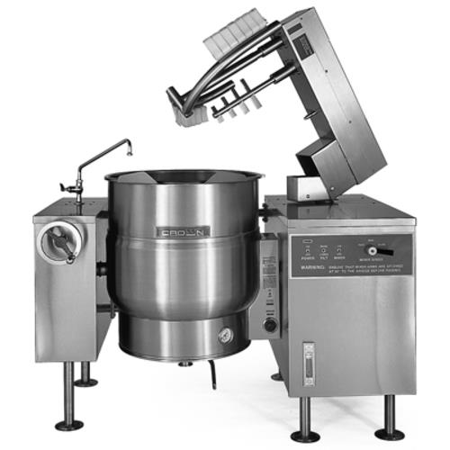 Crown Steam ELTM-80 Tilting Kettle Mixer Electric 80 Gallon Capacity 2/3 Steam Jacket Self Locking Tilt 316 Stainless Steel Liner