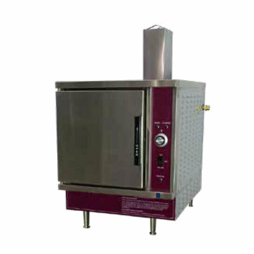 Crown Steam SX-5G3 Convection Steamer Gas Countertop Steam Generator Electronic Ignition 5 Pan Capacity NSF Certified