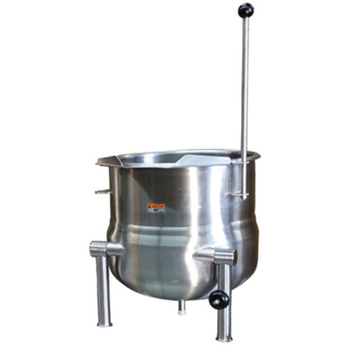 Crown Steam DC-12 Tilting Kettle Countertop Direct Steam 12 Gallon Capacity 2/3 Steam Jacket NSF Certified