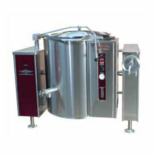 Crown Steam GLT-40F Tilting Kettle Gas 40 Gallon Full Jacket Thermostatic Control Electronic Ignition 100000 BTU NSF
