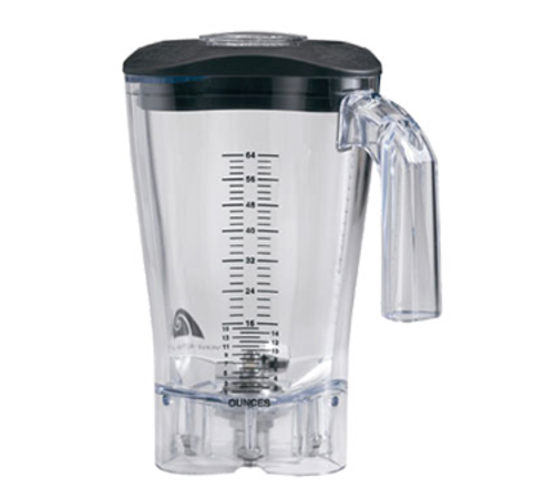 Hamilton Beach 6126-650R Blender Container 64 oz with Handle Cutting Assembly Lid Polycarbonate for HBH550 HBH650 HBH850 HBS1200 HBS1400