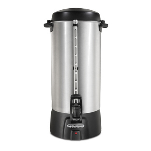 Hamilton Beach 45100R Proctor-Silex Coffee Urn 100 Cup Commercial Duty with Dual Heaters and Cool Touch Handles
