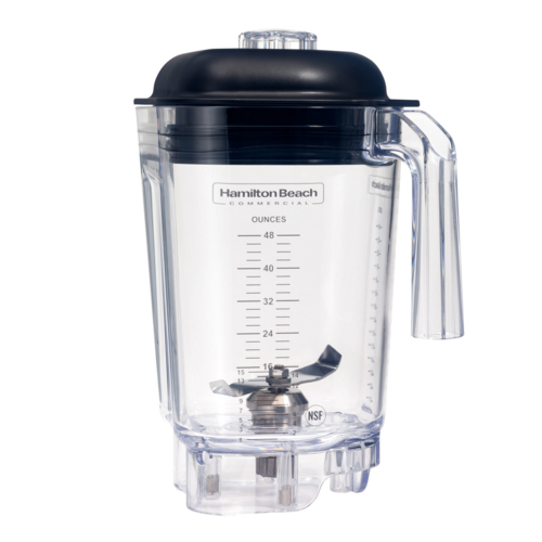 Hamilton Beach 6126-851 AirWhip Frothing Container 48 oz BPA Free Ergonomic Handle Stainless Steel Disc Clear
