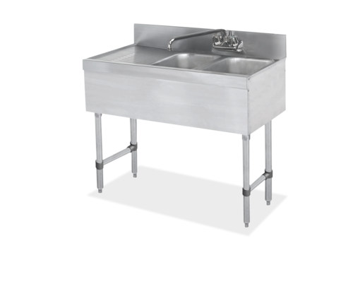 Steel Works SWBAR2B36-L Underbar Sink Units